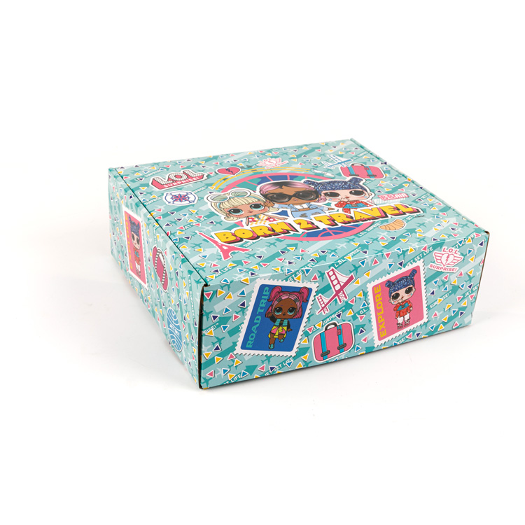 Corrugated Toy Paper Box LOL Biru