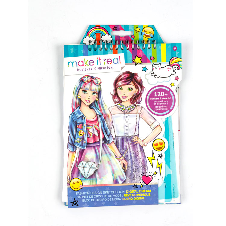 Buku Sketsa - Top Spiral Book Fashion Sisters